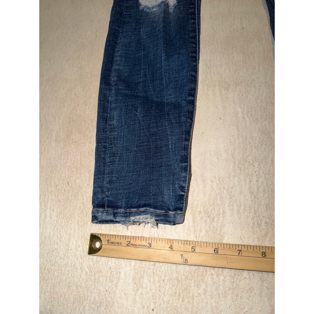 BKE women’s Billie slim fit high rise ankle skinny blue jeans - Picture 7 of 16
